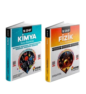 Aydın Yayınları 9.Sınıf Fizik ve Kimya Soru Bankası Seti 2 Kitap