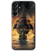 Galaxy A15 Kılıf HD Desen Baskılı Kılıf - Siyah İnci