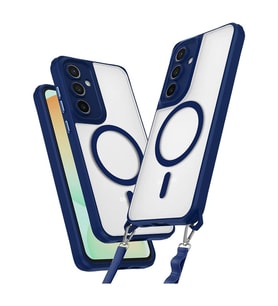 Samsung Galaxy S25 Plus Kılıf Enka Magsafe Silikon Kılıf - Lacivert