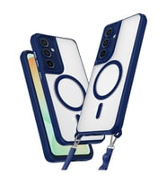 Samsung Galaxy S25 Plus Kılıf Enka Magsafe Silikon Kılıf - Lacivert