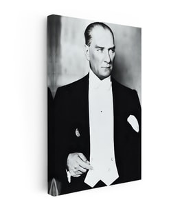 Kanvas Tablo Atatürk Frak Giyim Atatürk Tablosu Ev Ofis Duvar Dekoru
