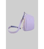 Taba Kabartma Desenli Vücut,Omuz, Body Bag ve Bel Çantası (Nas Bag) (Lila)