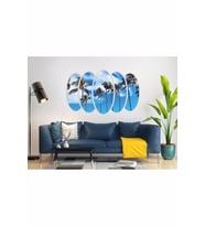 PALMİYE AĞAÇLARI GÖKYÜZÜ MDF TABLO-3113