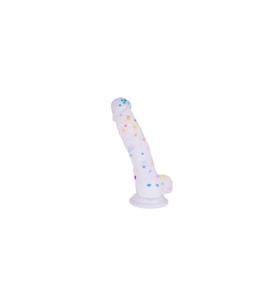 Silikon Realistik Gökkuşağı Dildo 18cm
