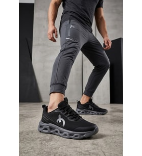 Elit ASENS4343 Erkek Klasik Sneaker Siyah - Füme