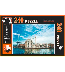 240 Parça Kutulu Puzzle - En Gözde Şehirler! Ortaköy Cami