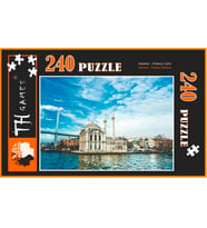240 Parça Kutulu Puzzle - En Gözde Şehirler! Ortaköy Cami