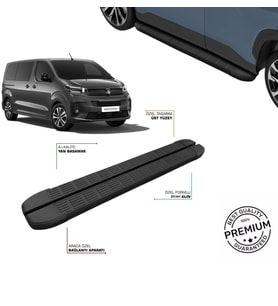CITROEN SPACE TOURER ! UZUN ! ŞASE 2024 2025 2026 SLN SİYAH YAN BASAMAK