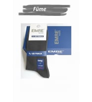Emre Erkek Pamuklu Likralı Dikişsiz Soket Çorap 361 - 6 Adet