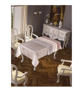 Çınar Lüx Jakar Bambu Kumaş Taş Masa Örtüsü  Dikdörtgen 160x220 cm - 841 (Standart)
