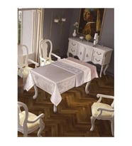 Çınar Lüx Jakar Bambu Kumaş Taş Masa Örtüsü  Dikdörtgen 160x220 cm - 841 (Standart)