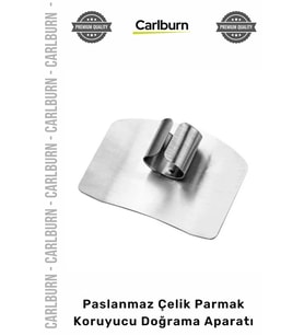 Özel Üretim Profesyonel Mutfak Kesim Sağlam Paslanmaz Çelik Parmak Koruyucu Doğrama Güvenlik Aparatı