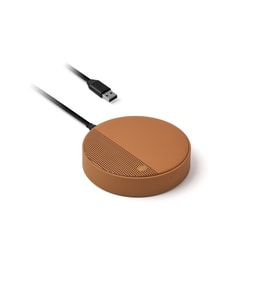 Lexon Oslo Energy + Kablosuz Şarj Cihazı ve Bluetooth Hoparlör Kahverengi