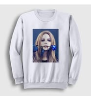 Presmono Unisex Beyaz Rose Lana Del Rey Sweatshirt 156880tt