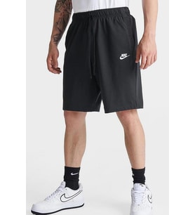 Nike Sportswear Clup Fleece Jersey Standart Fit Kesim Siyah Erkek Spor Şort  (Siyah)