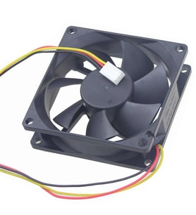 8 cm Fan 12 Volt  3 pin 15 mm