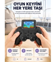 Mini Retro Oyun Konsolu S10 2.8 İnç Ekran Taşınabilir Klasik Atari Yeni Nesil