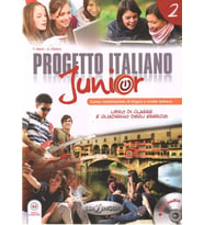 Progetto Italiano Junior 2 Libro di Classe & E +CD (Gri-Kırmızı)