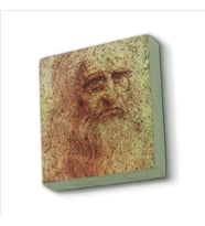 Otoportre (Leonardo Da Vinci, 1512) Baskılı Doğaltaş  Magnet(KRG-142)