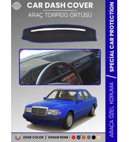 MERCEDES E SERİSİ W124 (1984-1995) Torpido Örtüsü Premium Kalite Torpido Koruma Özel Kesim UV Koruma