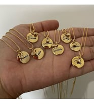 kişiye özel isimli taşlı kolye