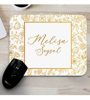 İsme Özel Zarif Tasarımlı Mousepad