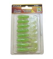 Ryuji Swim Worm 5,5cm TPR Kokulu Silikon Yem GREEN CHART