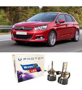 Citroen C4 Led Xenon Kısa Far Ampulü H7 Mono Yeni Seri Beyaz 2012-2017