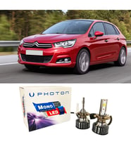 Citroen C4 Led Xenon Kısa Far Ampulü H7 Mono Yeni Seri Beyaz 2012-2017