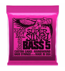 Ernie Ball P02824 Super Slinky Nickel 40-125 (5 Telli) Bas Gitar Teli