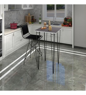 Knsz masa sandalye takımı hem105zengin grisyh 060*060 1 sandalye syhsyh sırt minderli