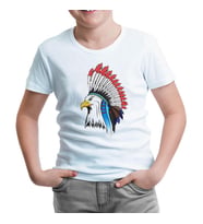 Indian Flying Beyaz Çocuk Tshirt