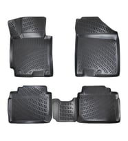 Rizline 3D Oto Paspas Siyah Renk Kia Cerato 2004 - 2009 ile uyumlu
