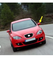 Seat Altea 2004-2008 Sol Yan Dış Dikiz Ayna Kapağı 6L0857537