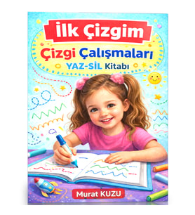 İlk Çizgim – Çizgi Çalışmaları YAZ-SİL Kitabı