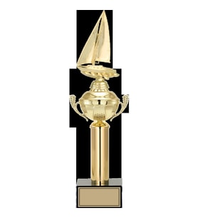 ODAK KUPA - Figürlü Kupalar - Yelken Figürlü Kupalar FG-048 B - 44 cm