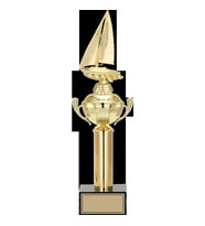ODAK KUPA - Figürlü Kupalar - Yelken Figürlü Kupalar FG-048 B - 44 cm