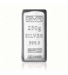 AgaKulche 250 Gram 999.9 Ayar GMR Külçe Gümüş