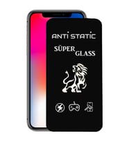 Apple Uyumlu   iPhone X Anti Static Toz Tutmayan Çerçeveli Ekran Koruyucu Cam