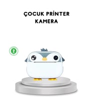 Mey İthalat® Çocuk Fotoğraf Makinesi Termal Baskılı Anında Çıktı Hd Video Kayıtlı