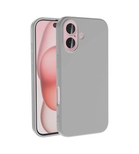 Apple iPhone 16 Plus Uyumlu Kılıf Zore LSR Lansman Kapak (Gümüş)