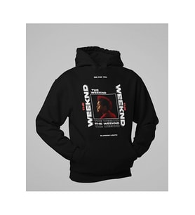 The Weeknd Die For You Baskılı Unisex Oversize Rapper Hoodie