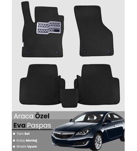 OPEL INSİGNİA (2013-2017) Uyumlu EVA Paspas Tam Set–Araca Özel,Kolay Montaj,Oto Paspas