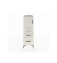 Kronos Dolap Tek Raflı 4 Çekmeceli Tek Kapaklı 44x59x134 Aytaşı-Aytaşı