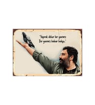 Retro Ahşap Poster