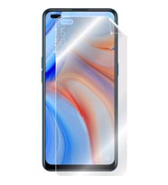 Oppo Reno 4 Lite Ekran Koruyucu Full Kavsli Seramik Serisi HD Esnek Film (Renksiz)