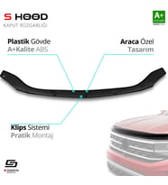 S-Dizayn Kia Uyumlu Sorento ABS Plastik Kaput Rüzgarlığı 2002-2006 A+Kalite Parça