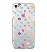 PrintiFy iPhone 8 ile Uyumlu Water Color 6  Kamera Korumalı Şeffaf  Kılıf