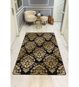 Modern Desenli Dijital Baskı Kaymaz Taban Halı H-0729
