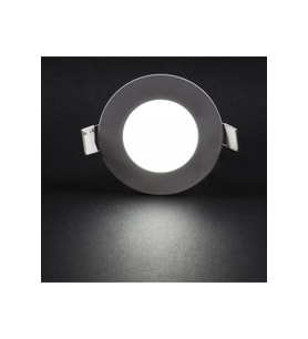 CATA CT-5144-B Panel LED Slim Yuvarlak 3 W Beyaz Işık Beyaz Gövde